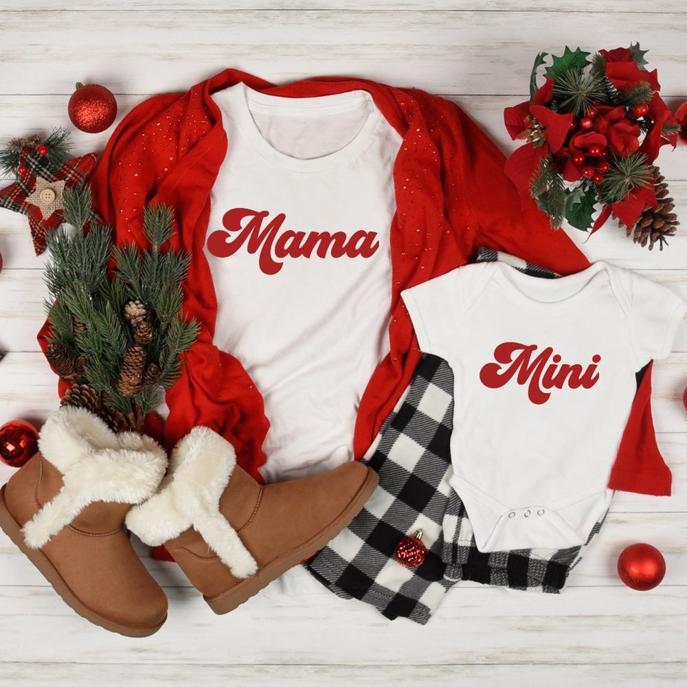 NWT Matching Mama and Mini T shirts Baby Bodysuit